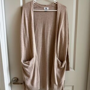 Old Navy Tan Open-Front Cardigan